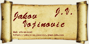 Jakov Vojinović vizit kartica